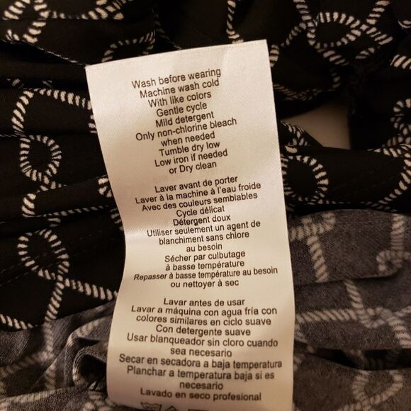 Motherhood Maternity black/white midi dress NWT - Picture 3 of 6